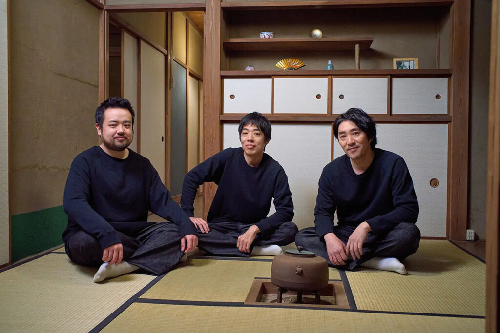 デザイナー黒澤爽（三男）、デザイナー黒澤秀之（次男）、加藤隆之（長男）