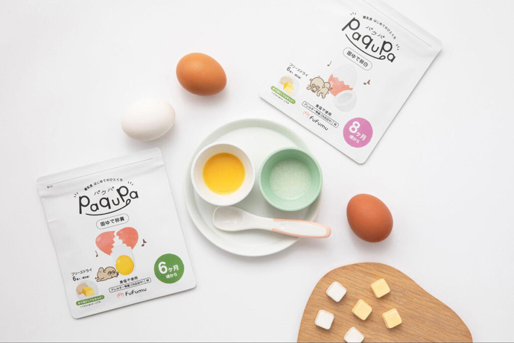 フリーズドライにした新しい形の離乳食「paqupa（パクパ）」