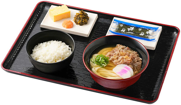 資さんうどん朝定食