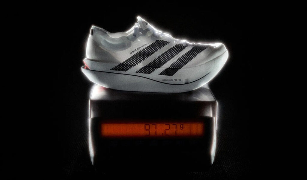 レース用スーパーシューズ「ADIZERO ADIOS PRO EVO 3（アディゼロ アディオス プロ エヴォ 3）」