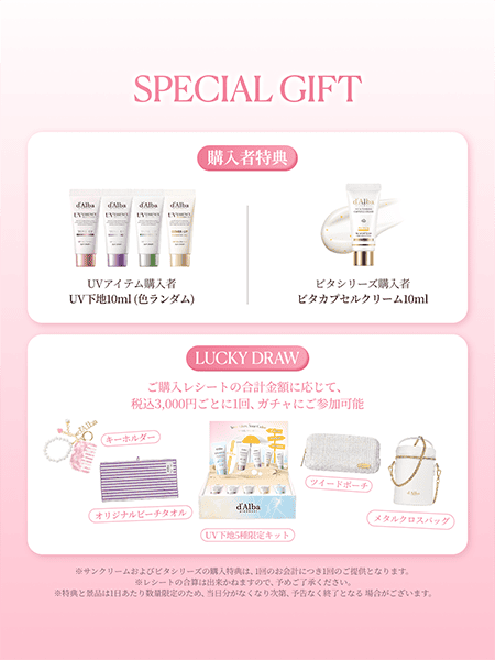 購入者限定特典&ラッキードロー