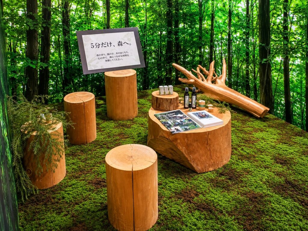 キンコーズ「都心から見る森」