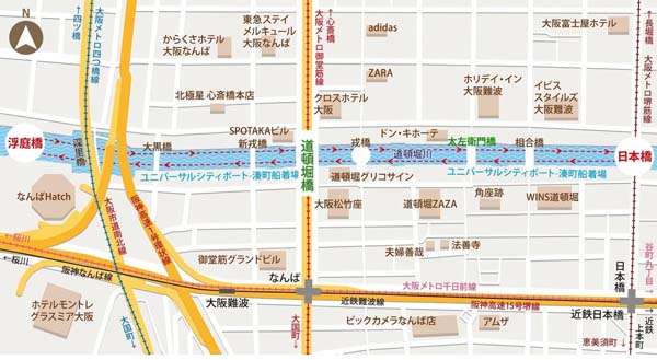 AIS道頓堀船舶広告
