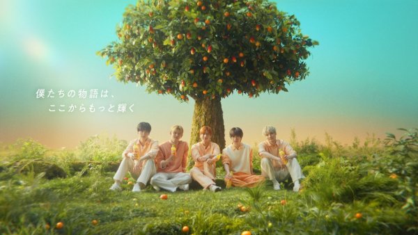 WEB-CMのワンシーン TOMORROW X TOGETHER