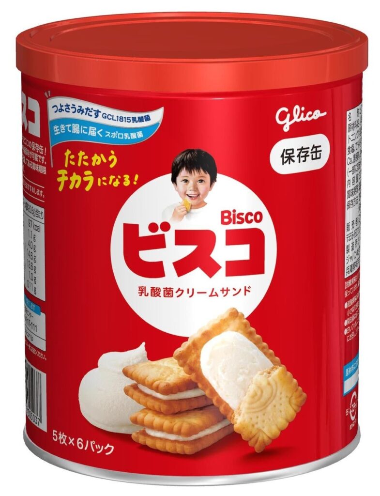 江崎グリコ「ビスコ保存缶」