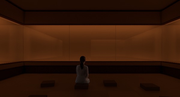 山寺ギャラリアの瞑想空間