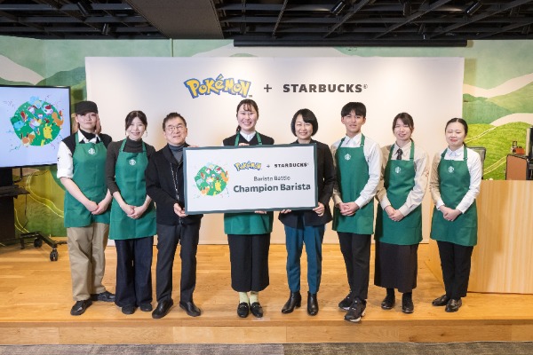 「ポケモン+スターバックス バリスタバトル」のチャンピオン発表