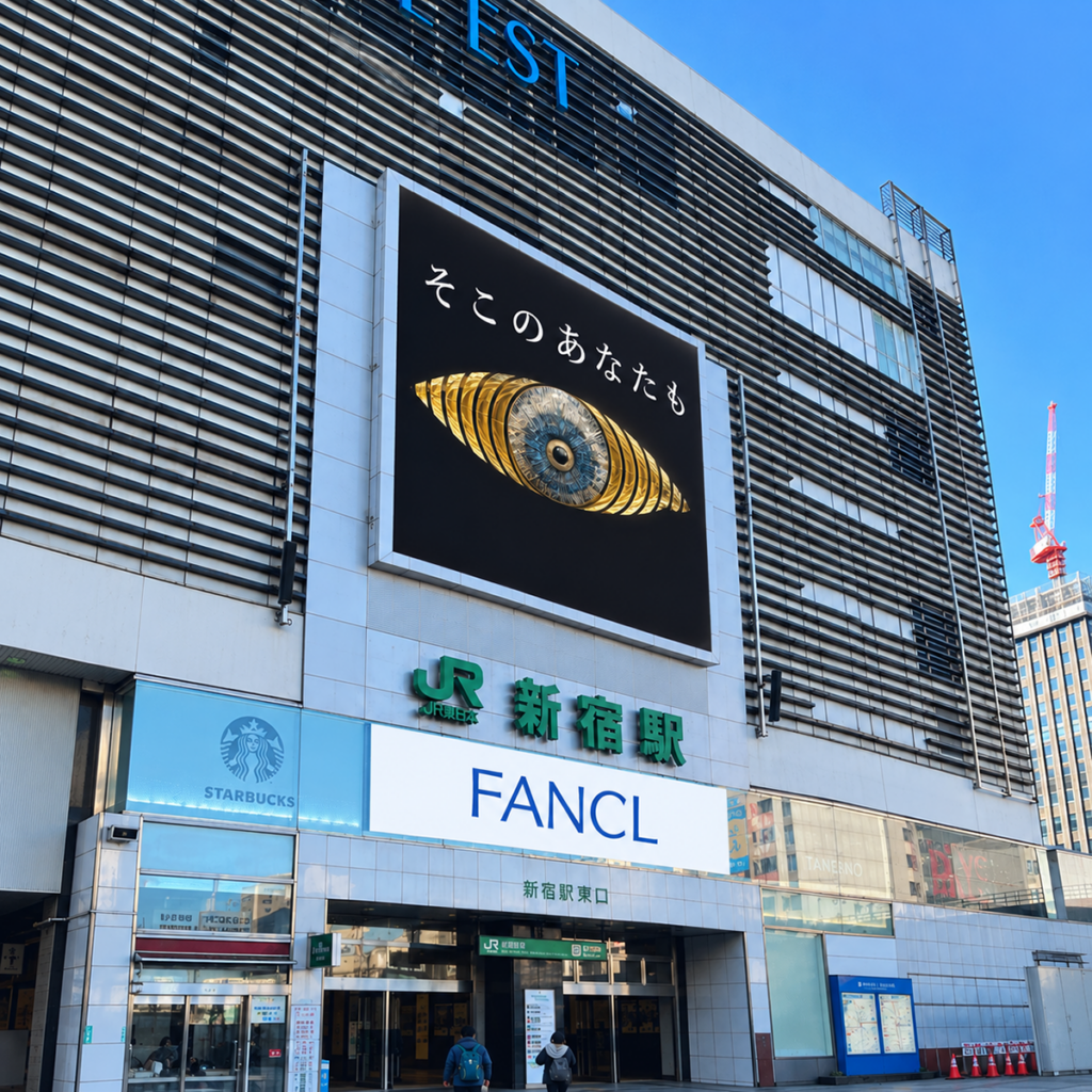 ファンケル「えんきんプレミアム」屋外広告