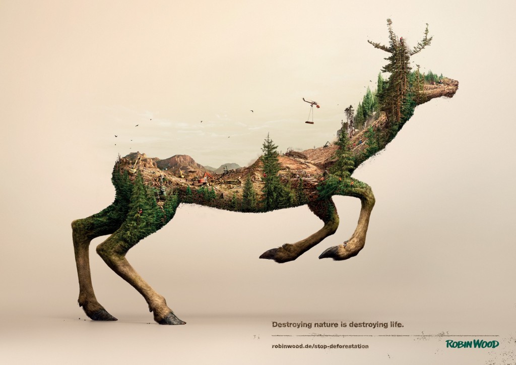 自然破壊は命を破壊することにほかならない 環境保護団体の秀逸なプリント広告 Pr Edge